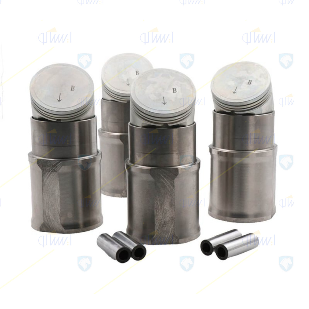 مجموعه بوش+پیستون(کف تخت)+گژین پین(موتورTU3)- دست 4 عددی